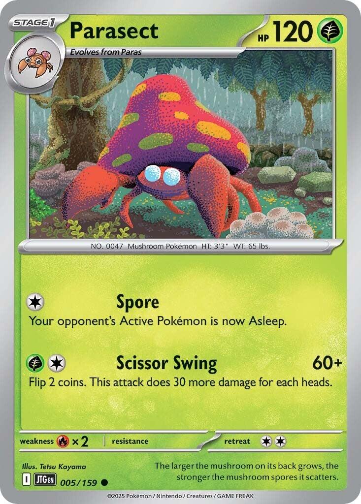 Parasect card artwork