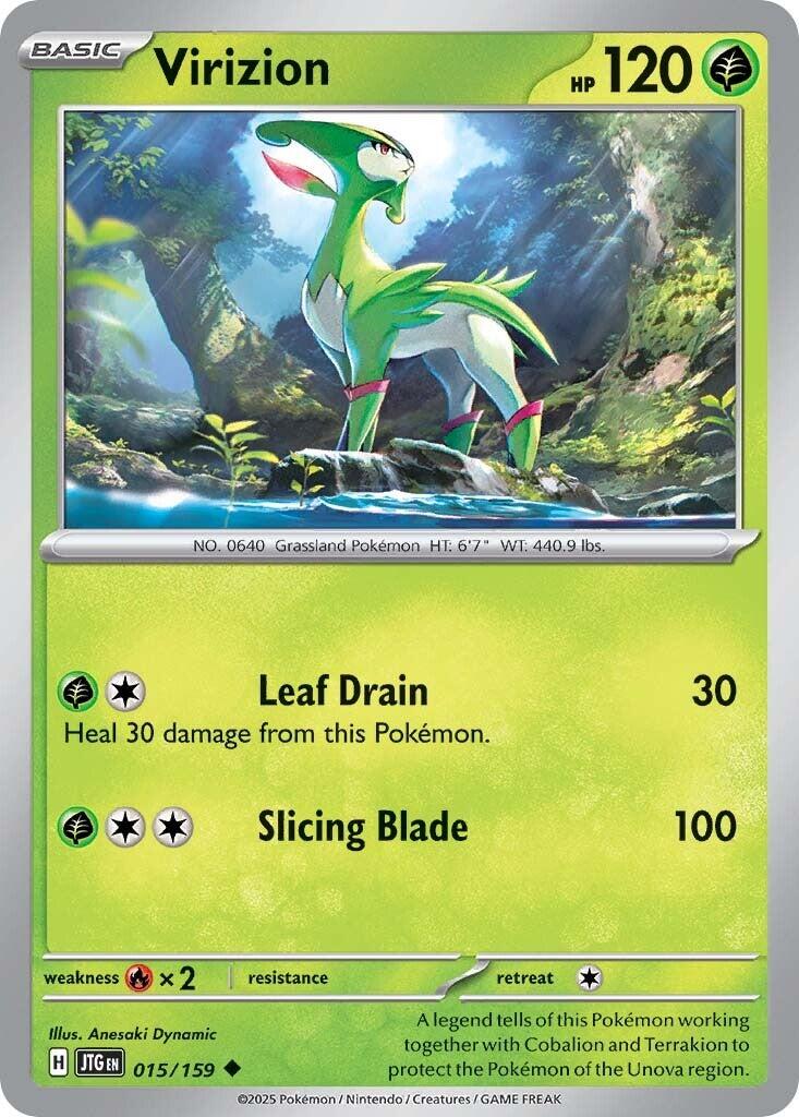 Virizion card artwork