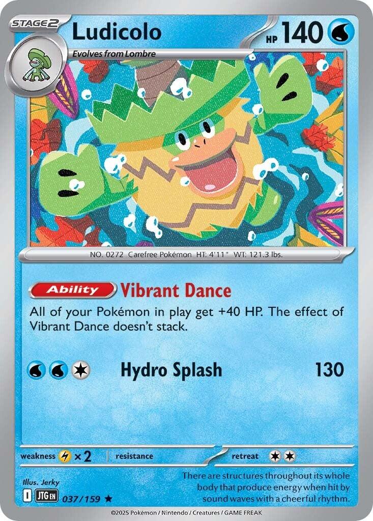Ludicolo card artwork
