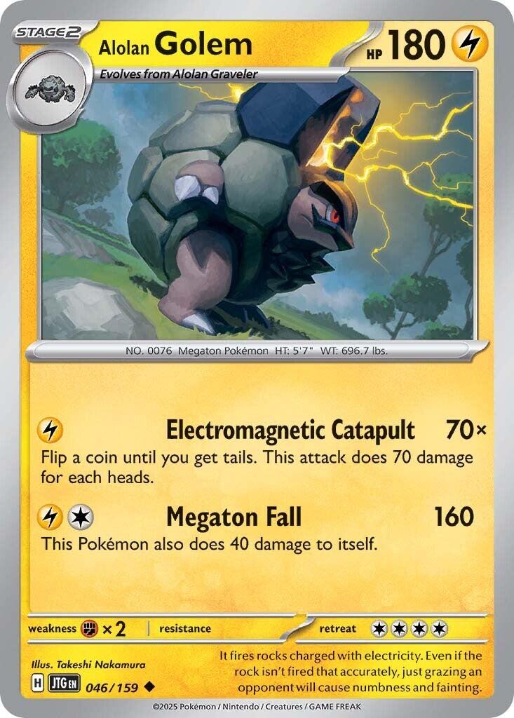 Alolan Golem card artwork