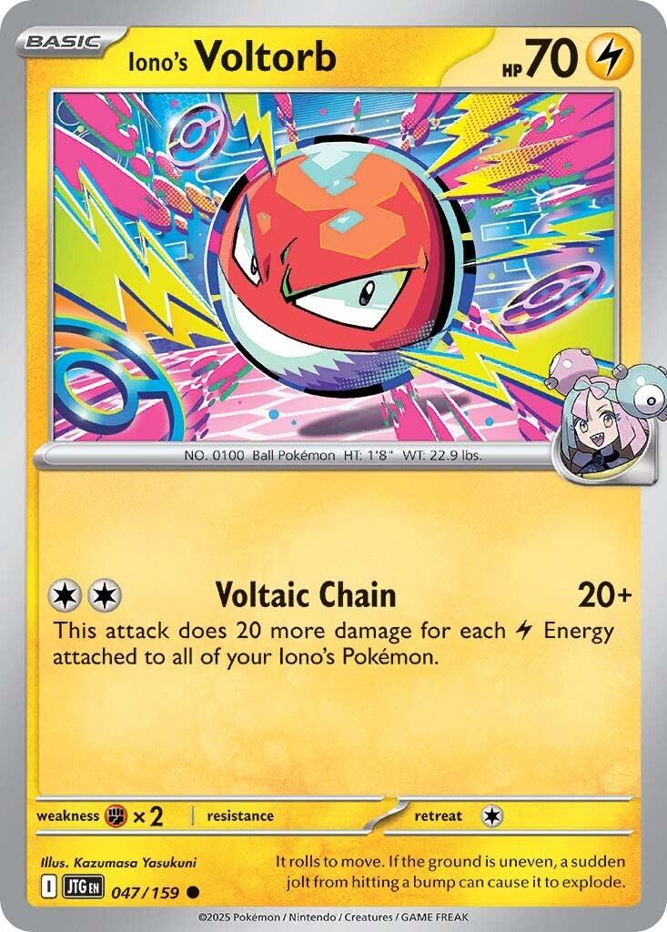 Iono's Voltorb card artwork