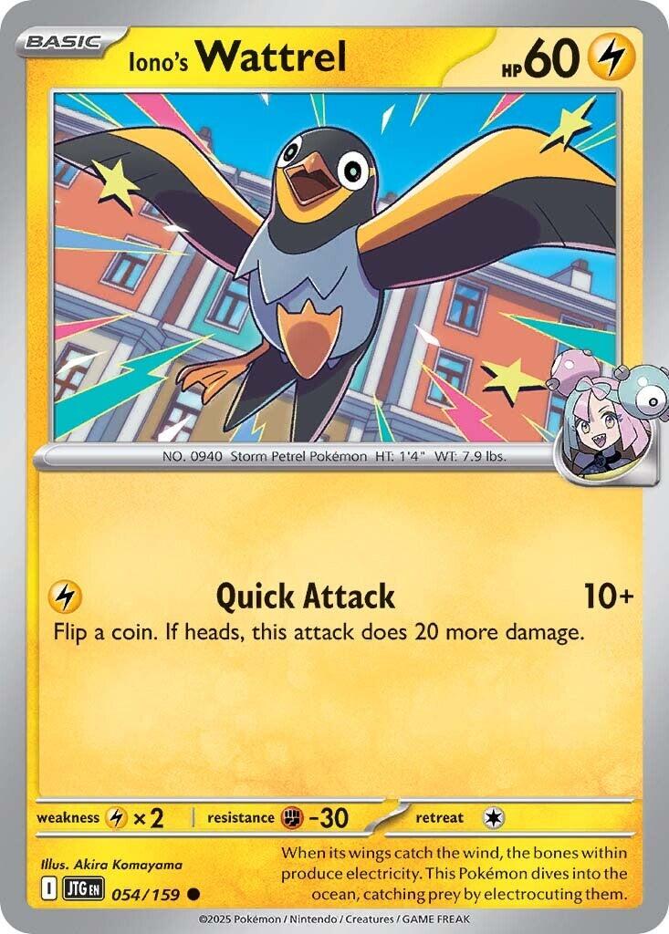 Iono's Wattrel card artwork