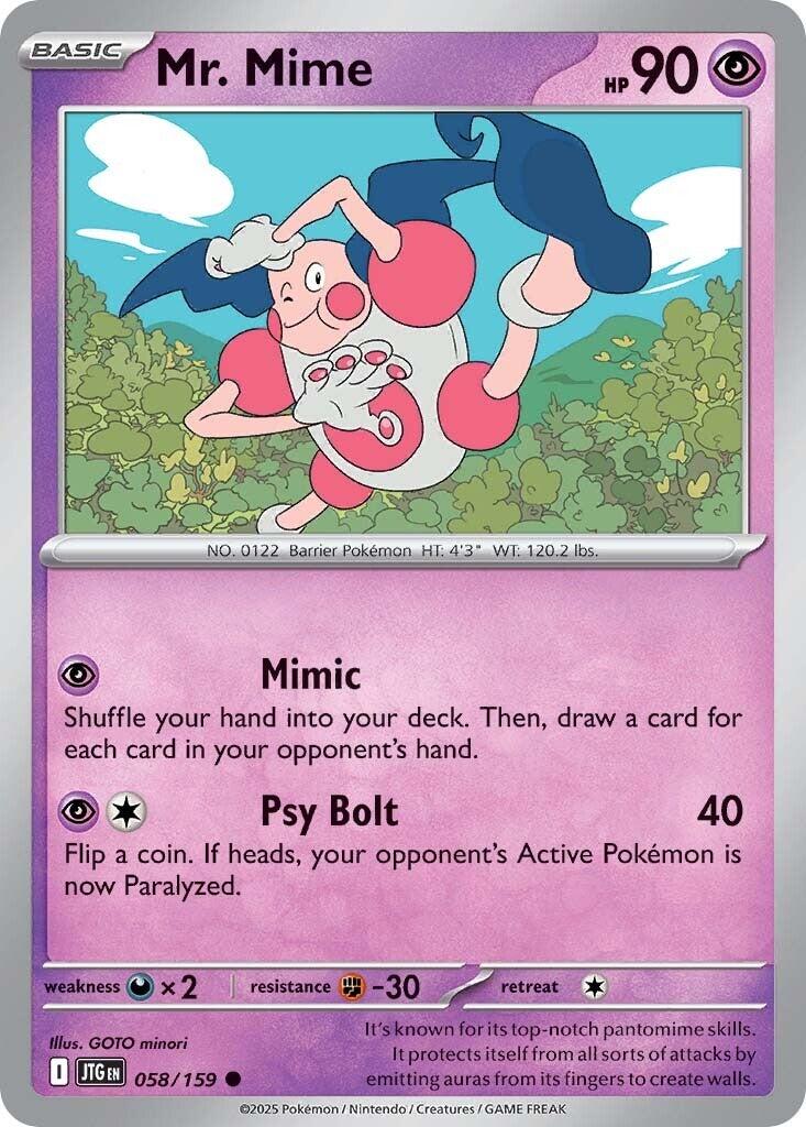 Mr. Mime card artwork