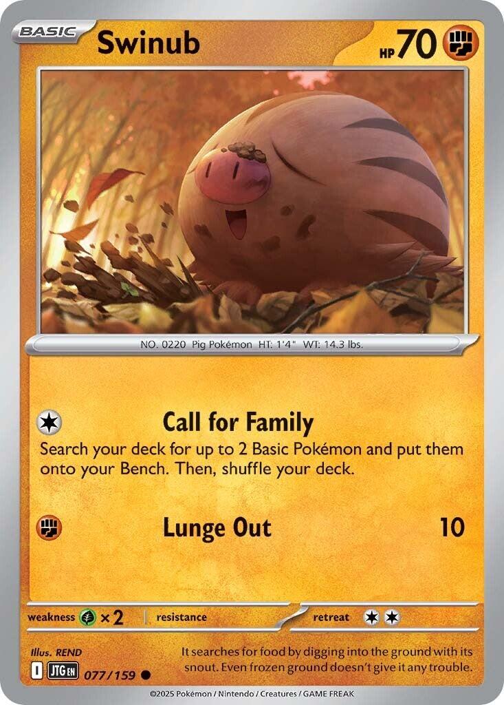Swinub card artwork