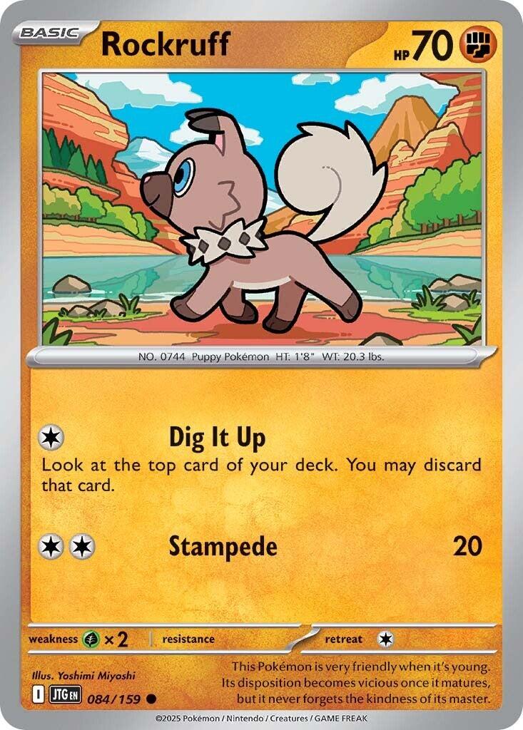 Rockruff card artwork