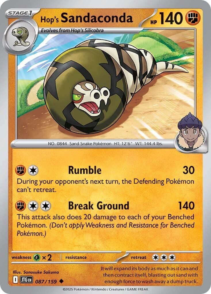 Hop's Sandaconda card artwork