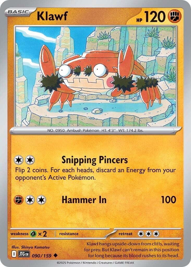 Klawf card artwork