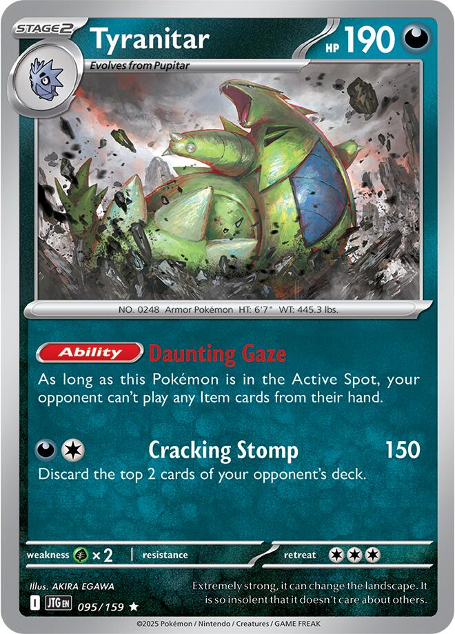 Tyranitar card artwork