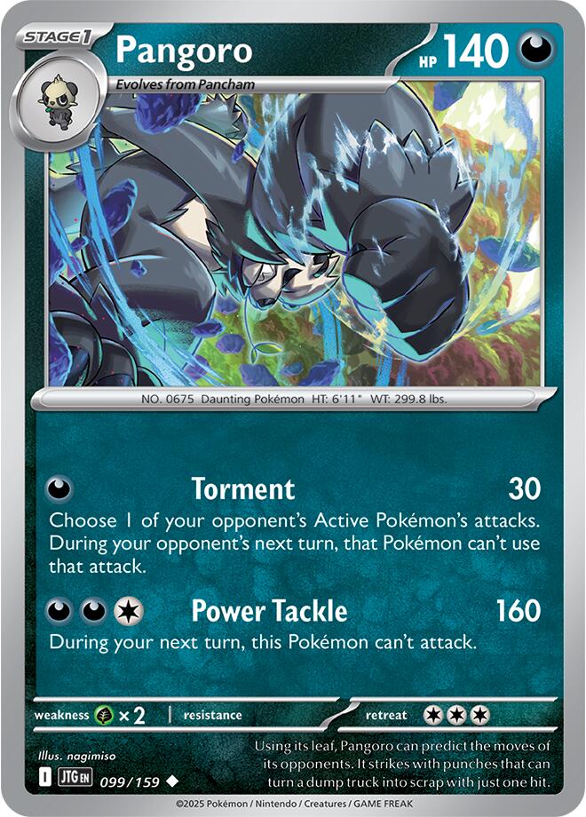 Pangoro card artwork