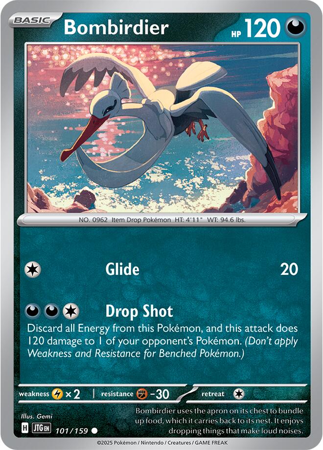 Bombirdier card artwork
