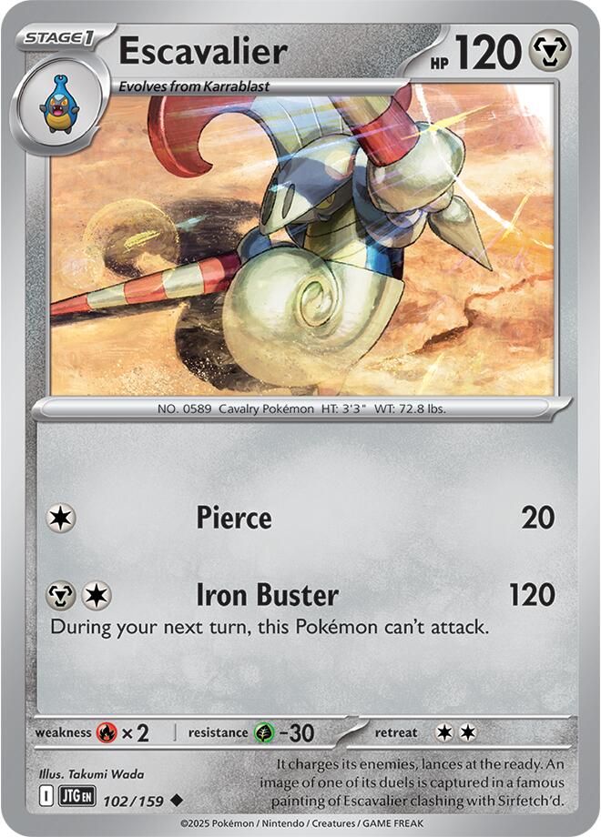 Escavalier card artwork