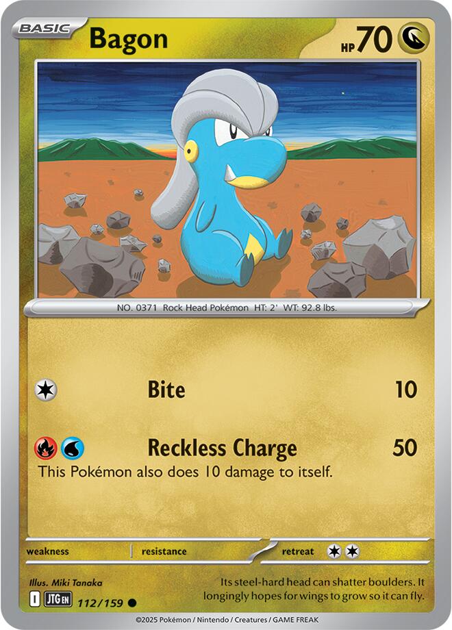 Bagon card artwork