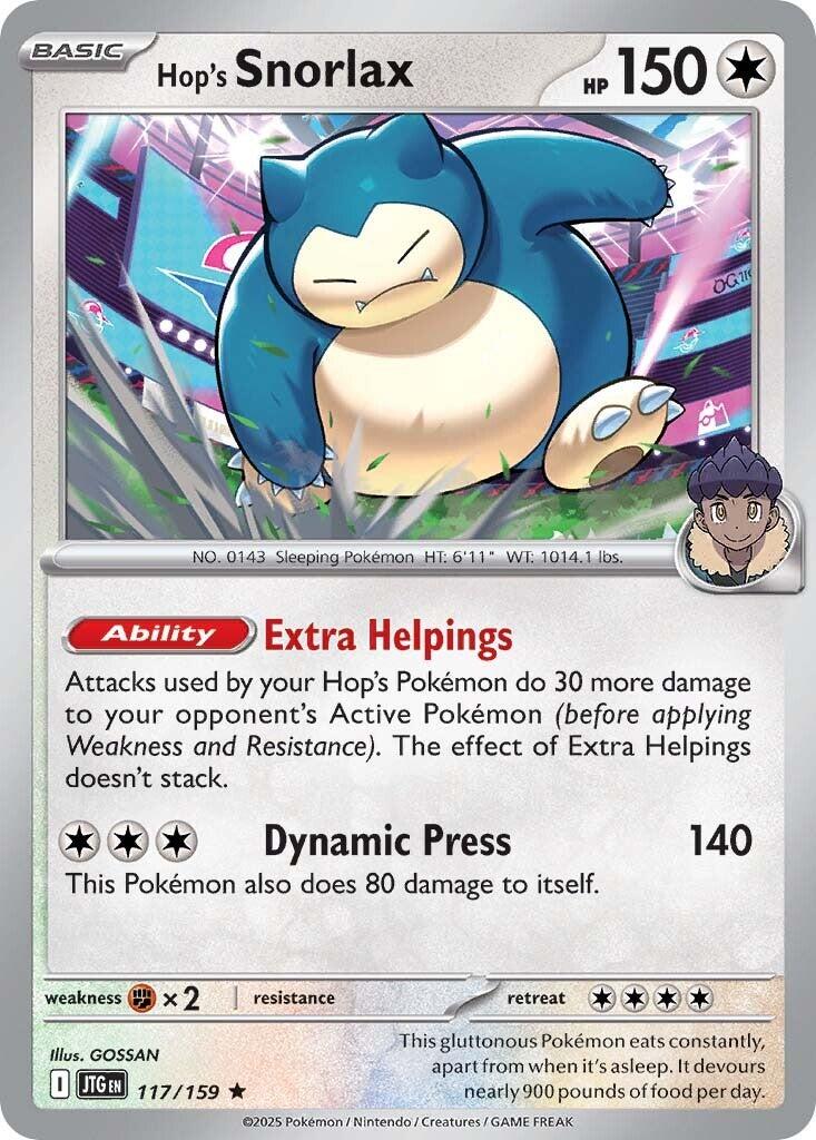 Hop's Snorlax card artwork