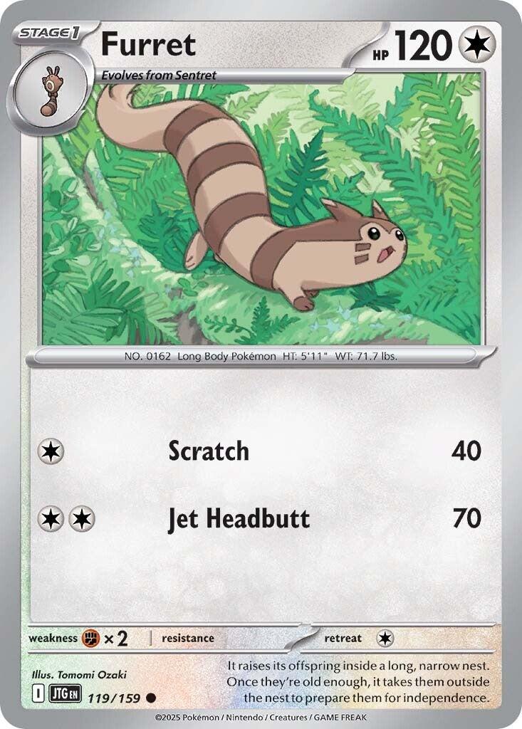 Furret card artwork