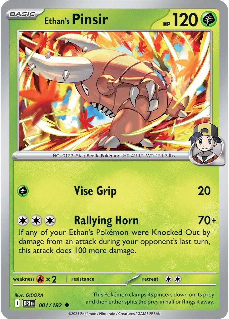 Ethan's Pinsir card artwork