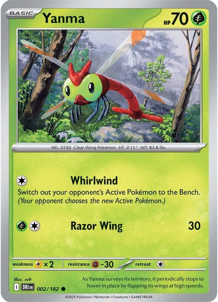 Yanma card artwork