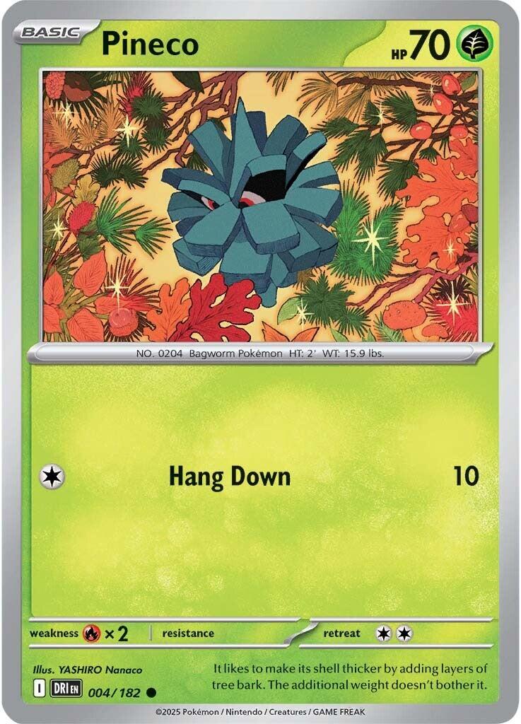 Pineco card artwork