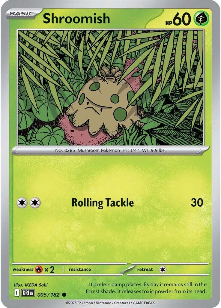 Shroomish card artwork