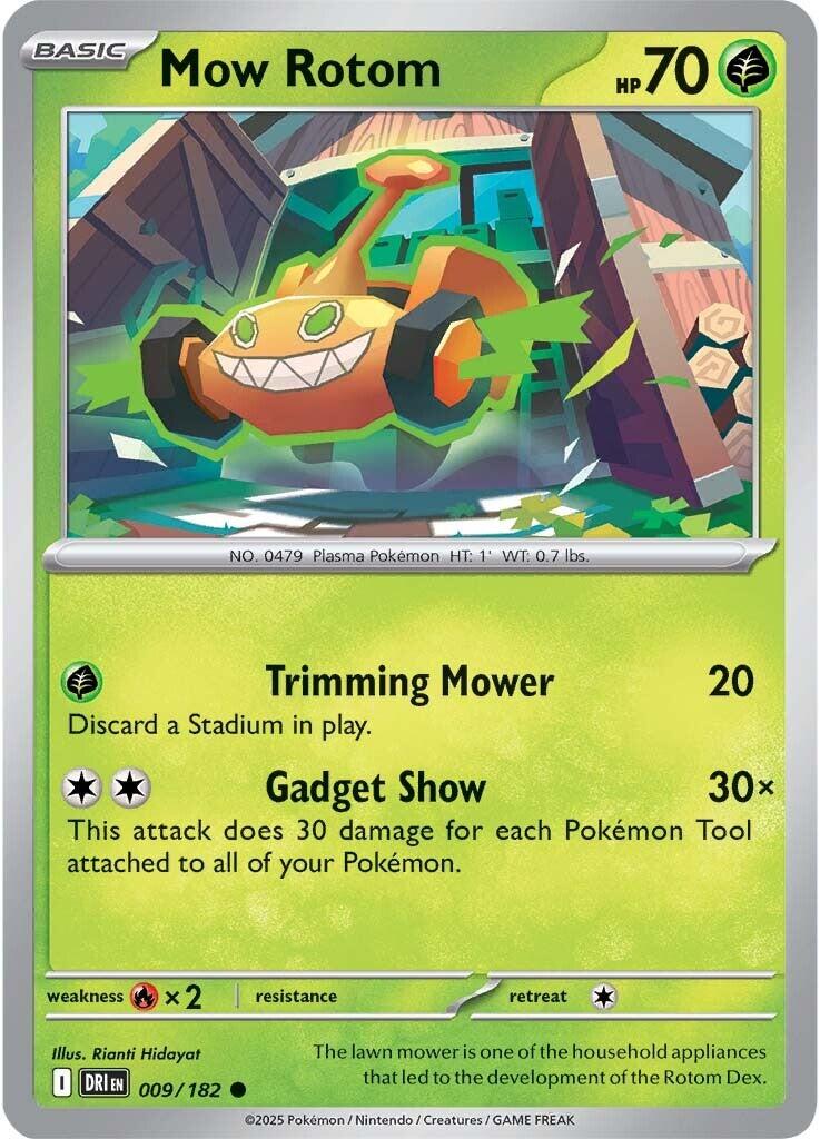 Mow Rotom card artwork
