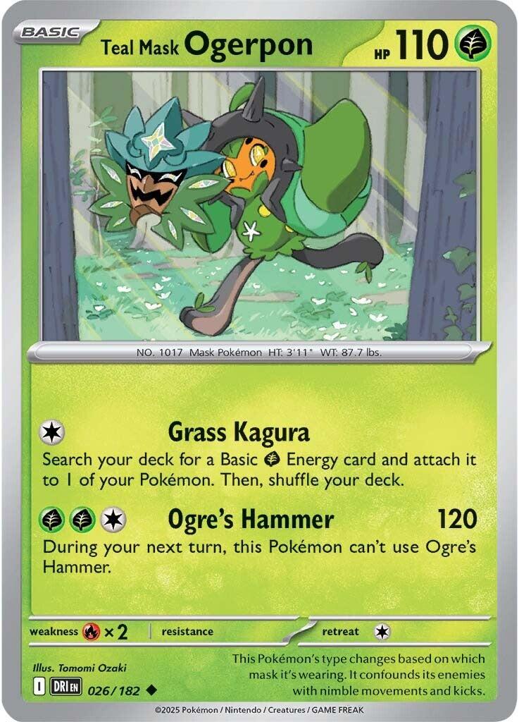 Teal Mask Ogerpon card artwork