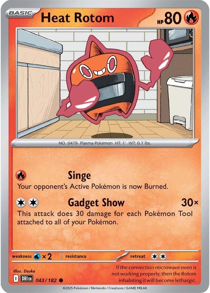 Heat Rotom card artwork