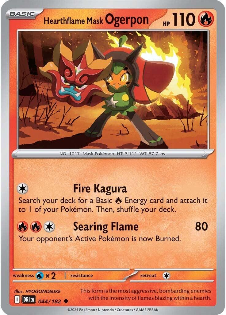Hearthflame Mask Ogerpon card artwork
