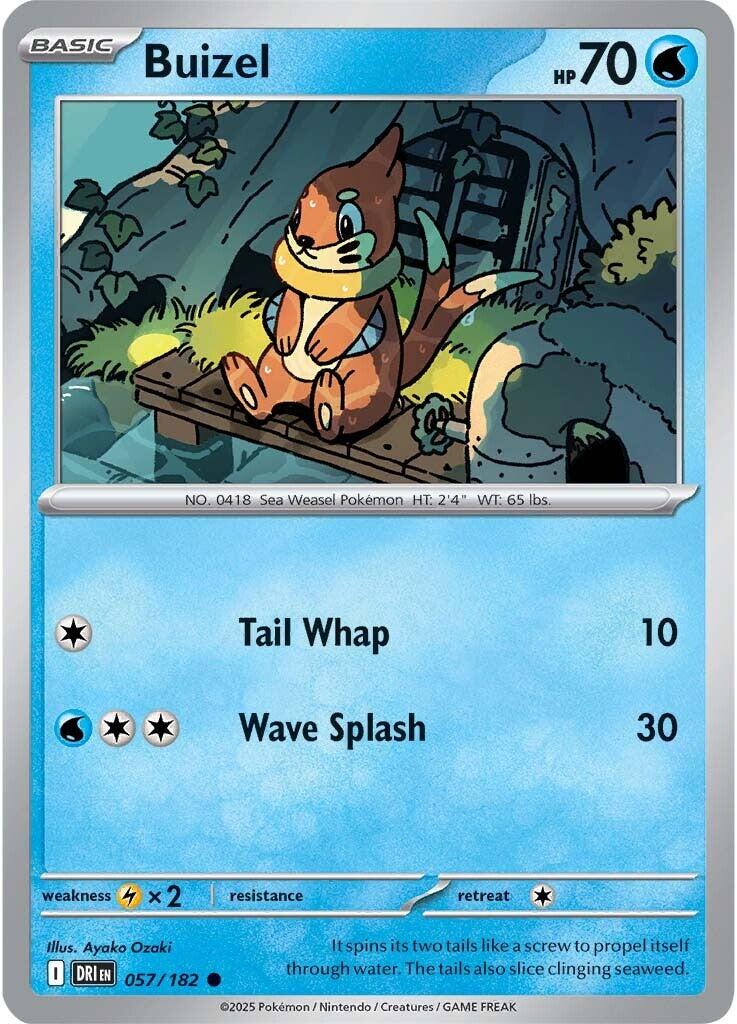 Buizel card artwork