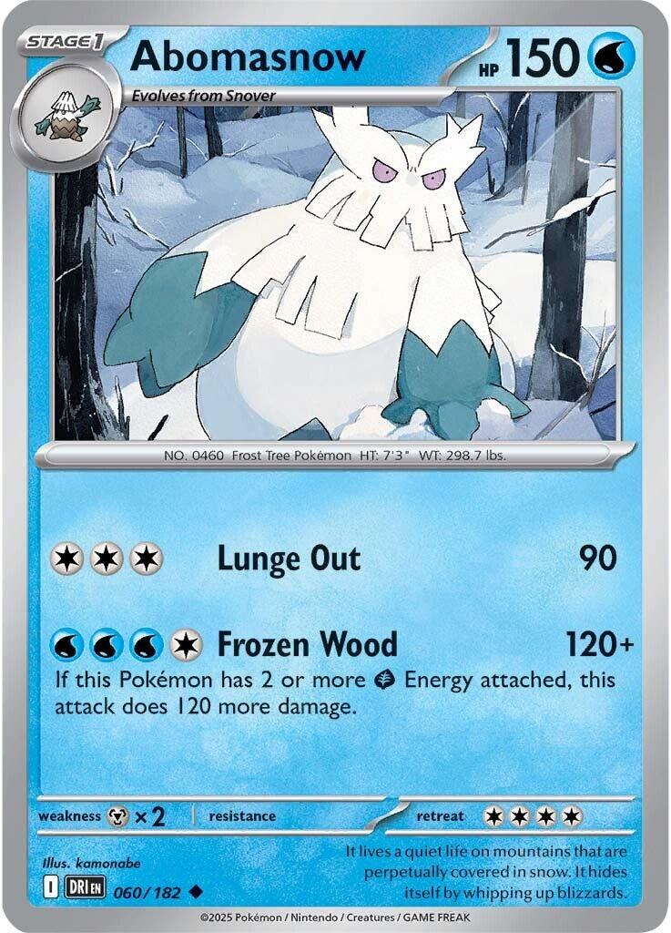 Abomasnow card artwork