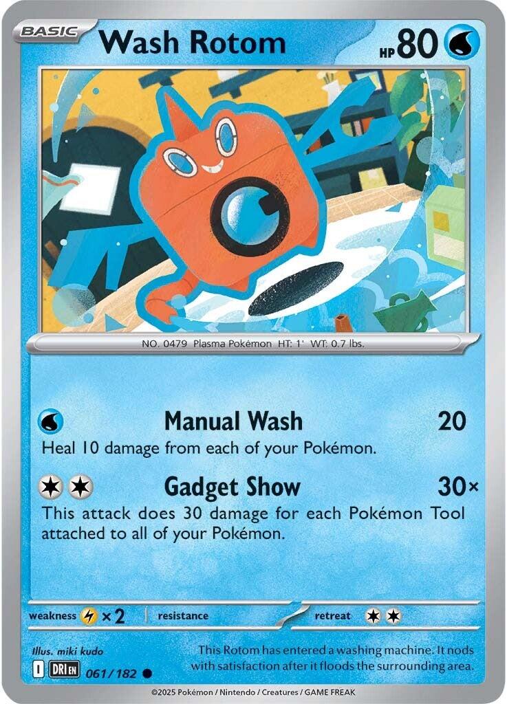 Wash Rotom card artwork