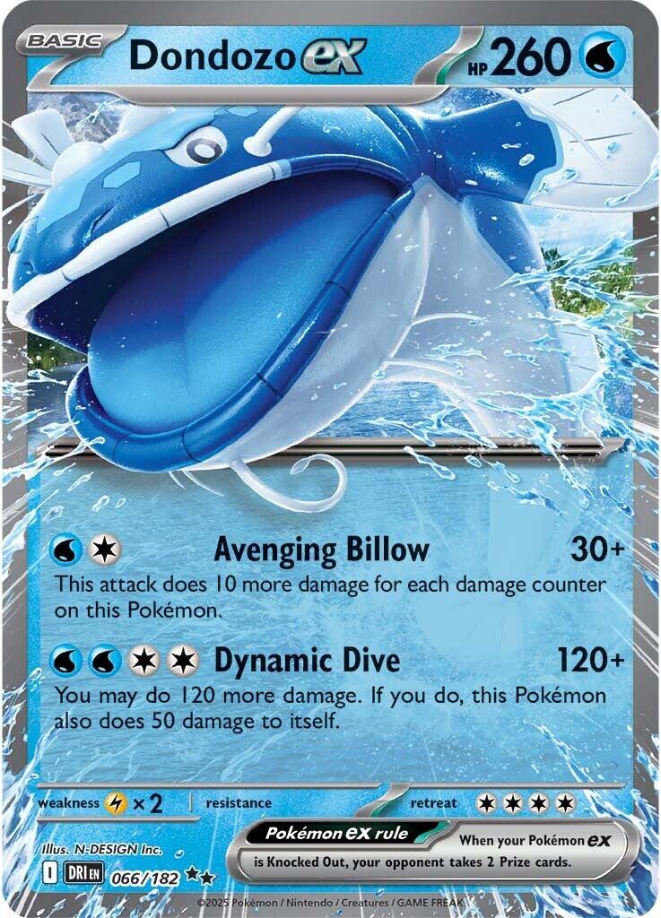 Dondozo ex card artwork