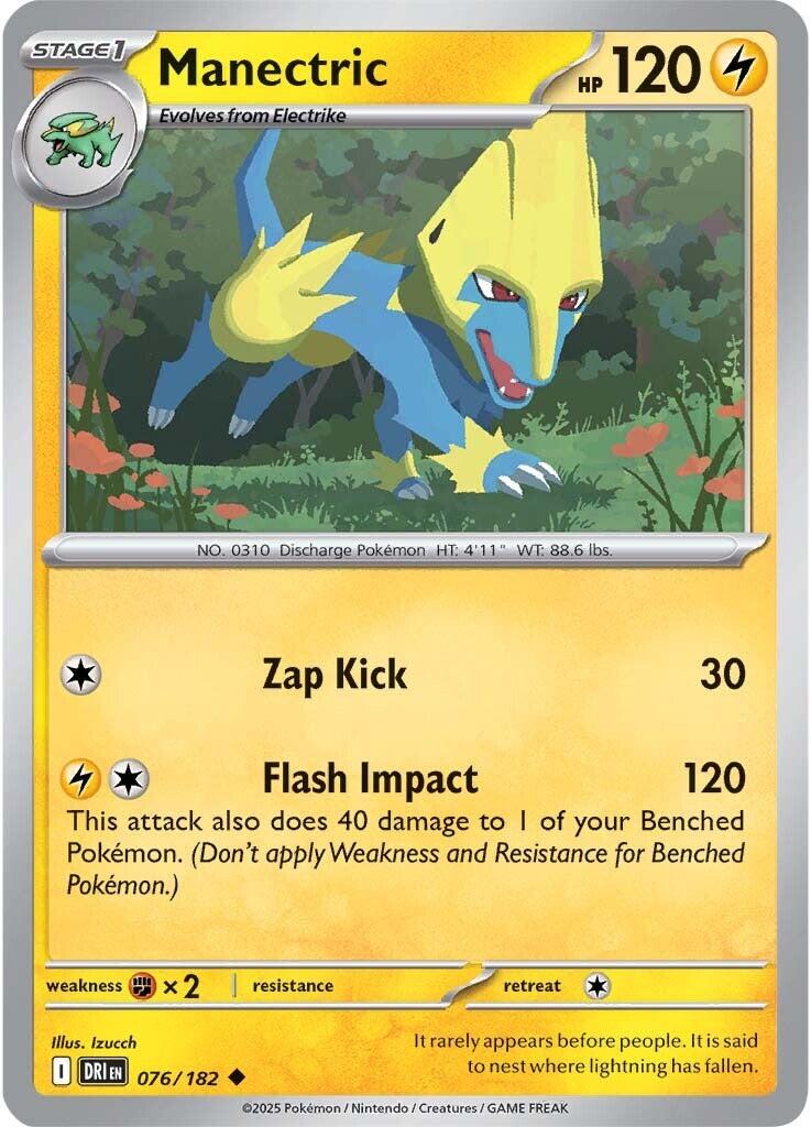 Manectric card artwork