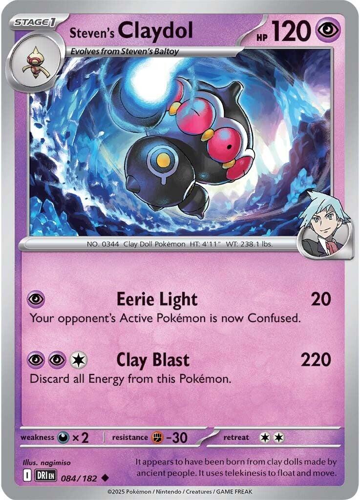 Steven's Claydol card artwork