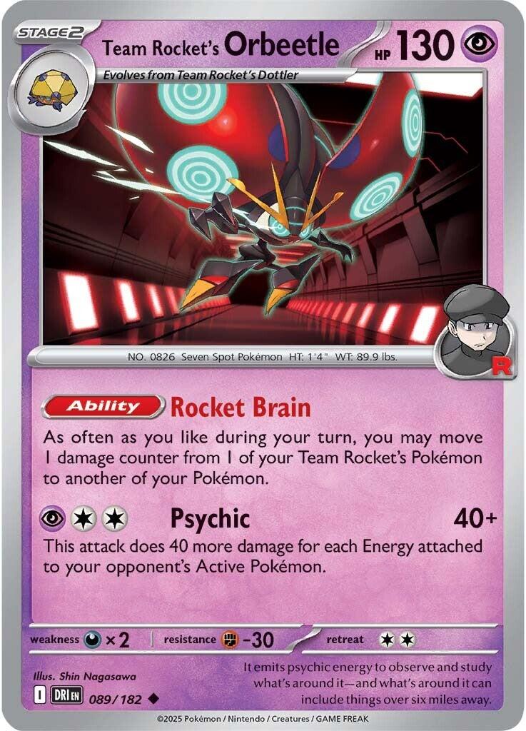 Team Rocket's Orbeetle card artwork