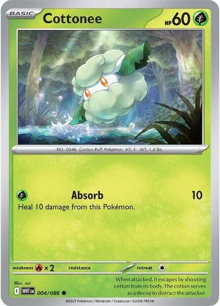 Cottonee card artwork