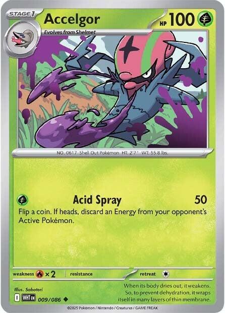 Accelgor card artwork
