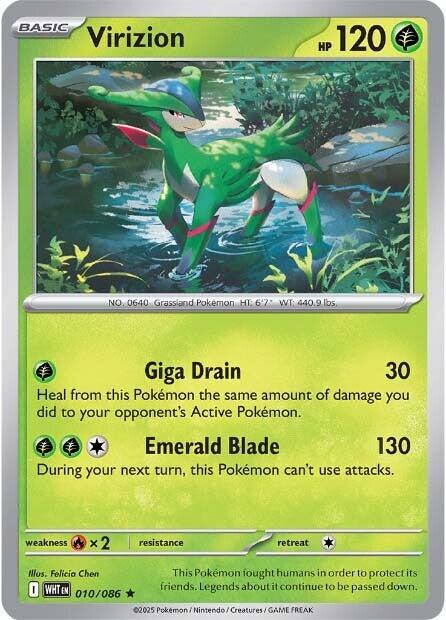 Virizion card artwork