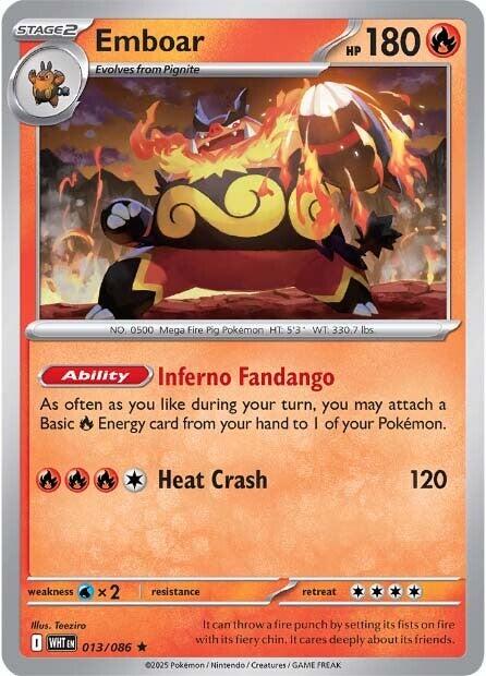 Emboar card artwork