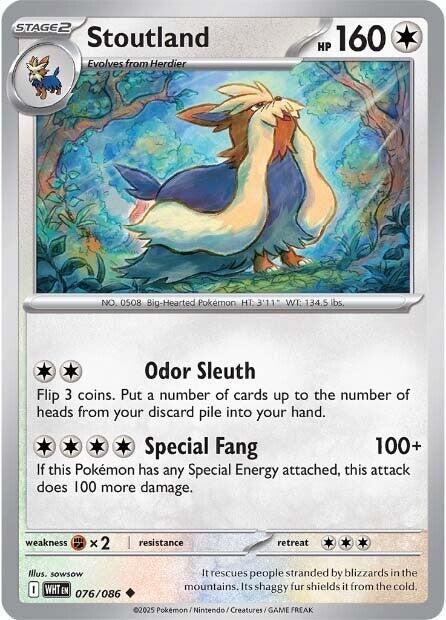 Stoutland card artwork