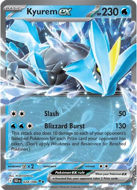 Kyurem ex card artwork