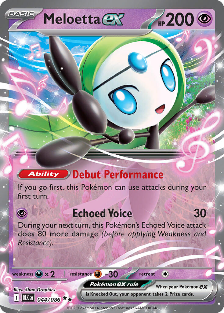 Meloetta ex card artwork
