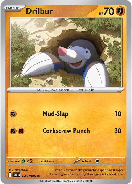 Drilbur card artwork