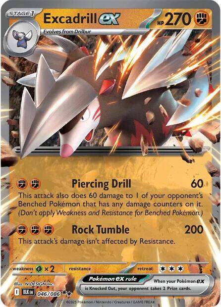 Excadrill ex card artwork