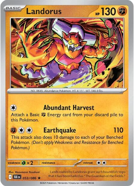 Landorus card artwork