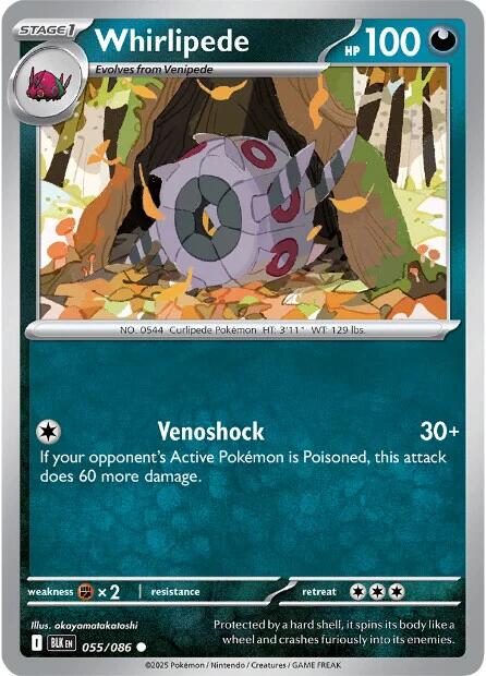 Whirlipede card artwork