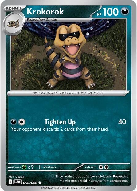 Krokorok card artwork