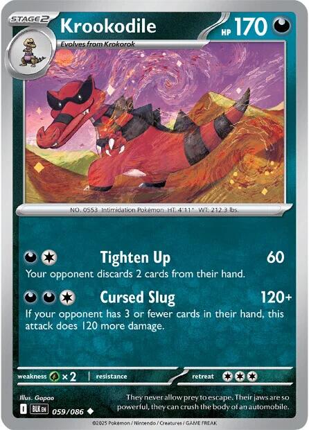 Krookodile card artwork