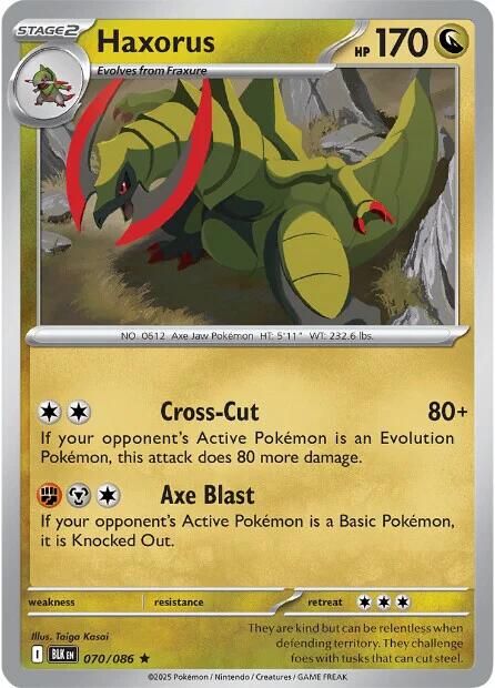 Haxorus card artwork
