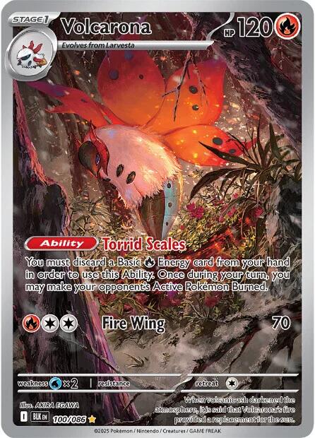 Volcarona card artwork