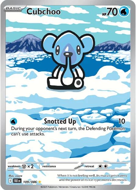 Cubchoo card artwork