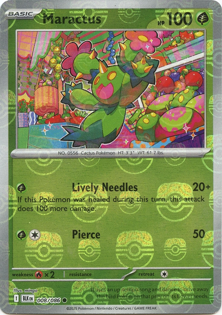 Maractus (Master Ball Pattern) card artwork